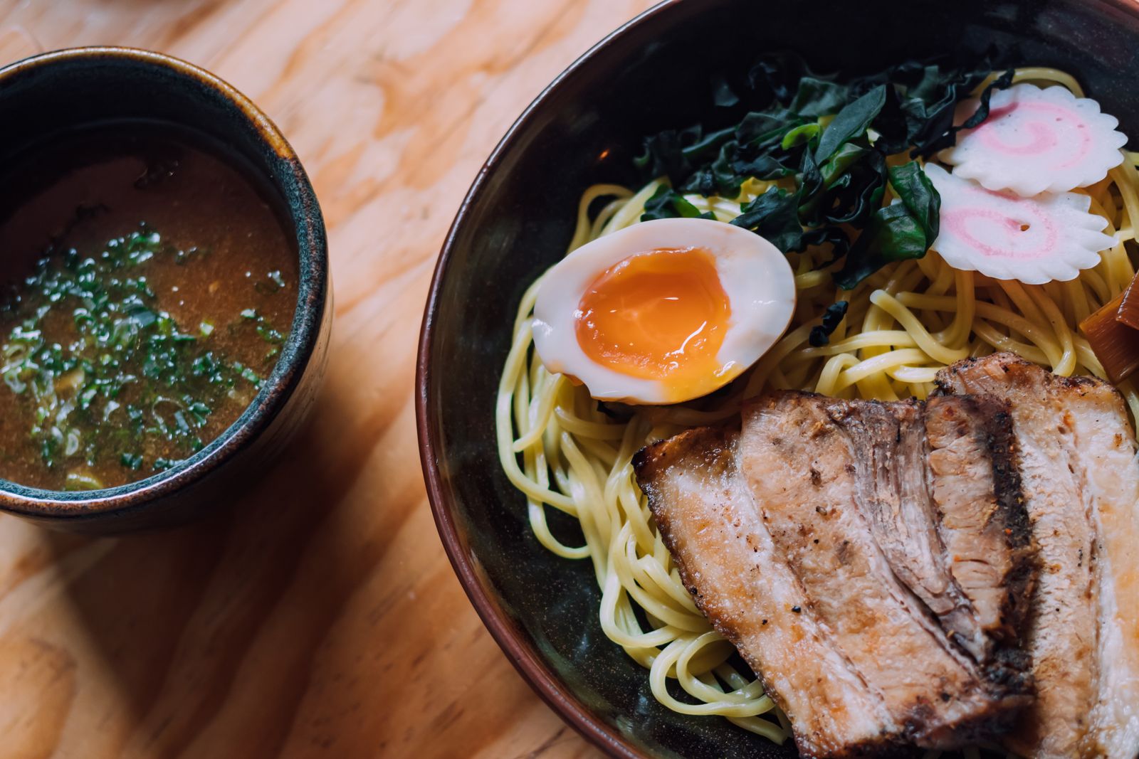 Tonkotsu with belly chashu, ajitama and kikurage. $19