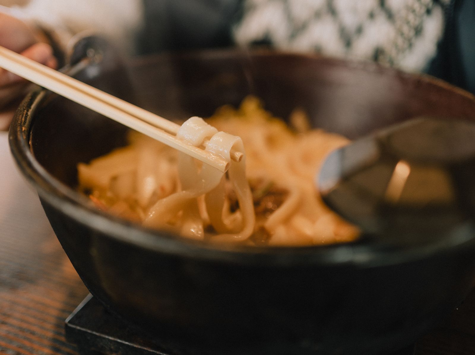 Chashu belly rolled, tied and braised four hours in tare