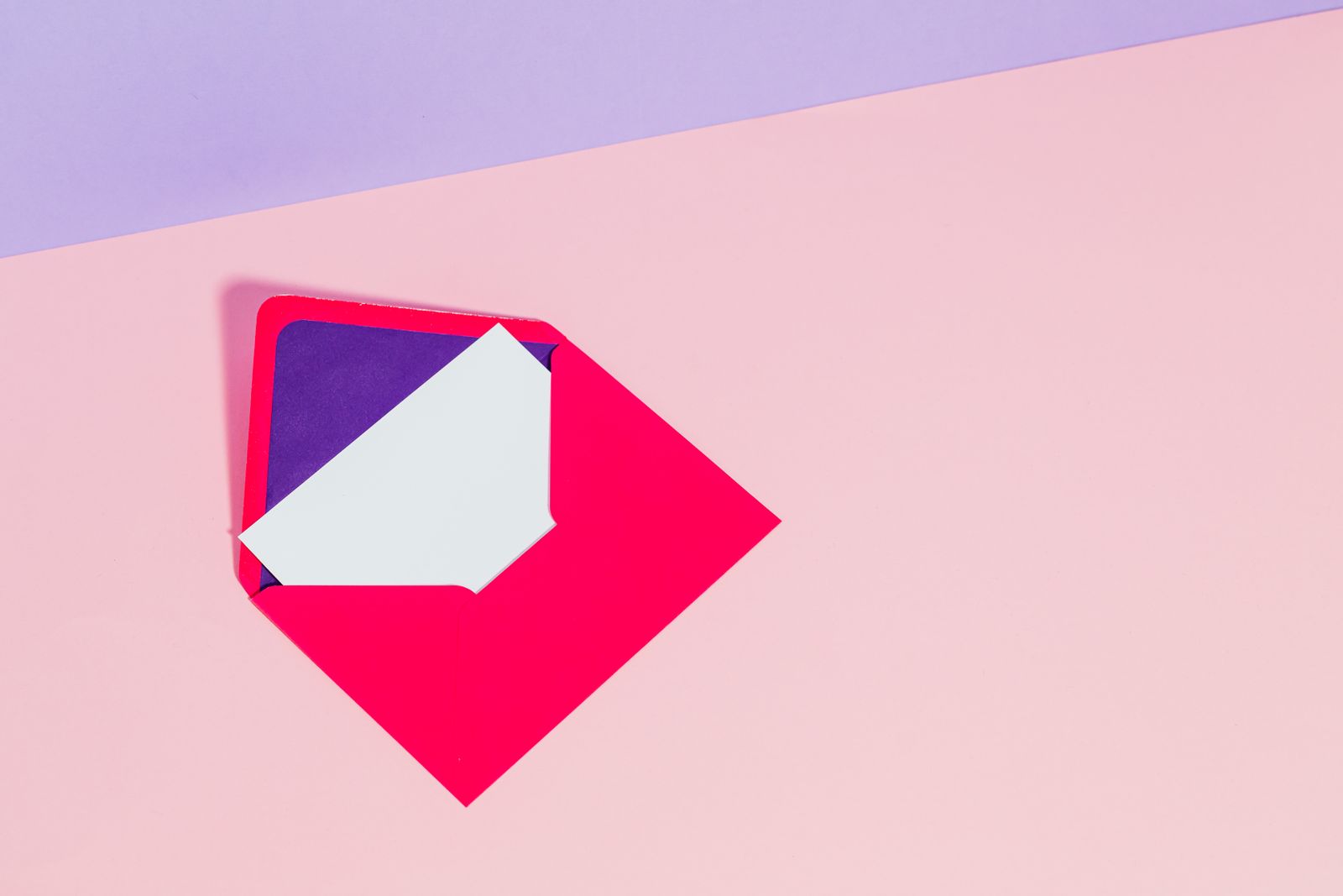 A gift card envelope
